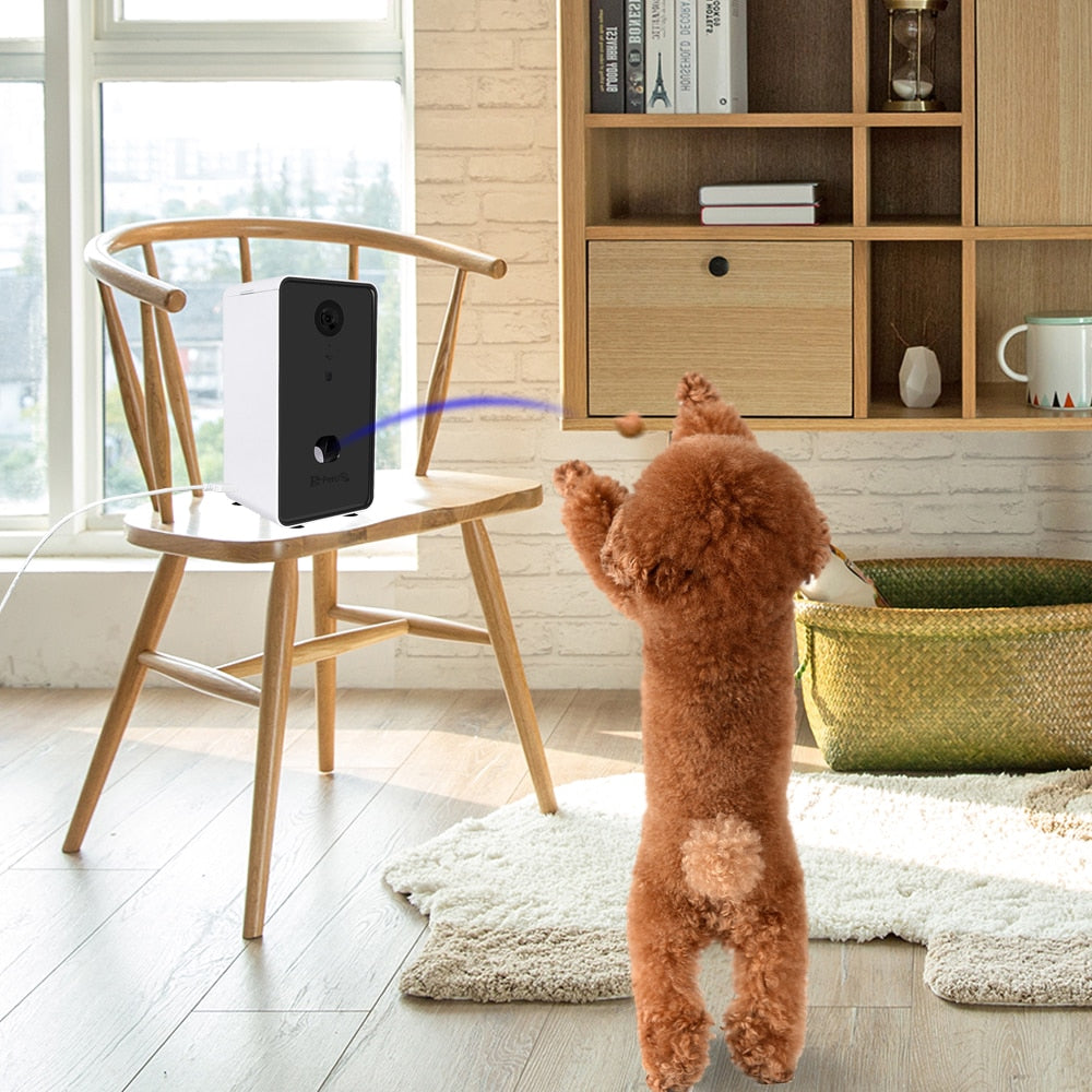 Treat Dispenser With Audio and Video Camera - Just4U2020