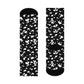 DTG Crew Socks (Black with White spots) - Just4U2020