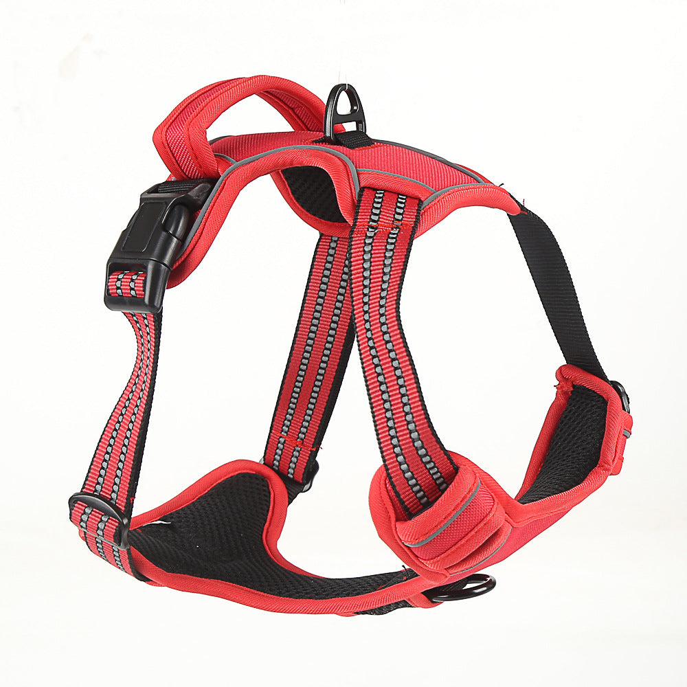 Dog Harness No Pull Breathable Reflective Pet Harness Vest - Just4U2020