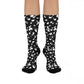DTG Crew Socks (Black with White spots) - Just4U2020
