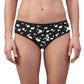 Women's Briefs (Black with White spots) - Just4U2020